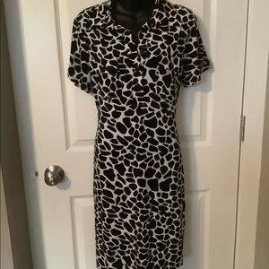 Animal print dress
